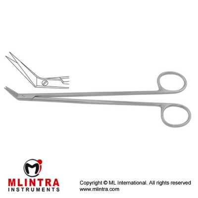 Potts-Smith Vascular Scissor Angeld 45° Stainless Steel, 18.5 cm - 7 1/4" Potts-Smith Vascular Scissor Angeld 45° Stainless Steel, 18.5 cm - 7 1/4"